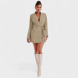 Teresa | Robe blazer noire