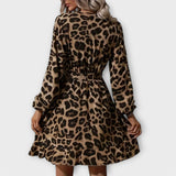 Beatriz | Robe à motif léopard