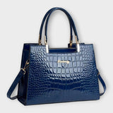 Albina - Sac Brillant avec Effet Crocodile
