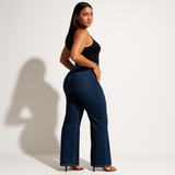 Aline | Jeans élastiques taille moyenne