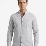 Tobias™ | Polo moderne pour homme à manches longues et col polo