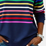 Trina-mae | – Pull rayé confortable