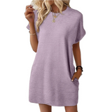 EVA | Robe Minimaliste Quotidienne avec Col