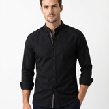Tobias™ | Polo moderne pour homme à manches longues et col polo