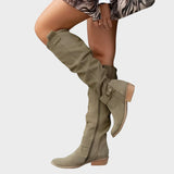 Tila - Bottes au genou avec une fermeture éclair divine