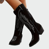 Neža – bottes de cowboy brodées élégantes