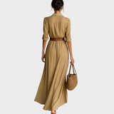Julia | Jupe maxi longue à manches longues