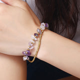Bracelet vintage à double perles