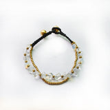 Bracelet vintage à double perles
