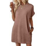 EVA | Robe Minimaliste Quotidienne avec Col