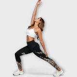 Carmo | Leggings taille haute avec motif léopard