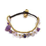 Bracelet vintage à double perles