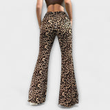 Berenice | Pantalon bootcut léopard