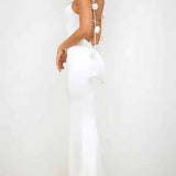 Robe Cami Décorative avec Dos Ouvert
