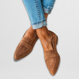 Andresa – Mocassins en daim semi-chic pour femmes