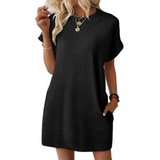 EVA | Robe Minimaliste Quotidienne avec Col