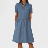 Isabela – Robe en jean décontractée