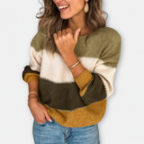 Pull Colorblock – Charme aléatoire