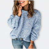 Pull à silhouette oversize avec des pois – Confortable et douillet