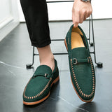 Loafers en Suède Calviano