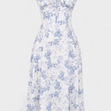 Carolina | Robe Fleurie avec Haut Ajusté