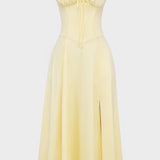 Carolina | Robe Fleurie avec Haut Ajusté