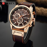 Montres de luxe avec bracelet en cuir