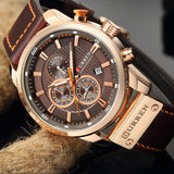 Montres de luxe avec bracelet en cuir