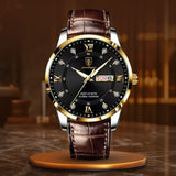 Montre pour hommes avec aiguilles lumineuses