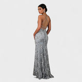Sol | Robe longue avec des paillettes
