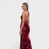 Sol | Robe longue avec paillettes