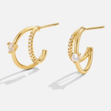 AURELIA | Bagues en Cristal Doubles