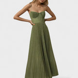 Melissa | Robe Midi Plissée
