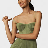 Melissa | Robe Midi Plissée