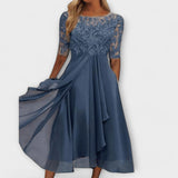 Sara – Robe Élégante pour Invités de Mariage