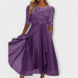 Sara – Robe Élégante pour Invités de Mariage