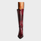 Mirjana – chaussures élégantes avec motif crocodile et talon stylisé