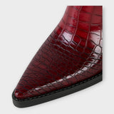 Mirjana – chaussures élégantes avec motif crocodile et talon stylisé