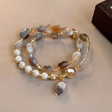 Bracelet élégant en cristaux et pierres précieuses