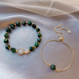 Bracelet élégant en cristaux et pierres précieuses