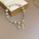 Bracelet élégant en cristaux et pierres précieuses