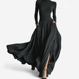 Aline | Jupe maxi taille haute