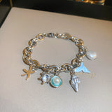 Bracelet élégant en cristaux et pierres précieuses