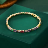 Bracelet en zircon coloré Madingá