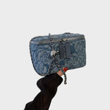 Ksenija - Sac à fleurs en denim
