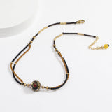 Collier vintage à chaîne, collier fait main simple