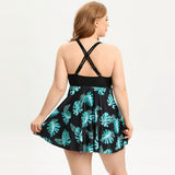 Maillot de bain deux pièces à motif floral