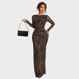 Amélia | Robe longue à manches longues