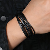 Rhythmo – Bracelet en cuir pour les amoureux de la musique