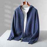 Cardigan zippé en cachemire